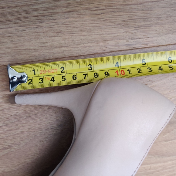 3" nude open-toe heels - Picture 5 of 5